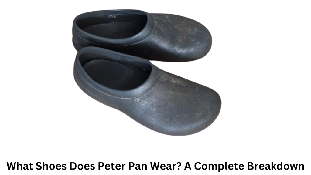 what kind of shoes does peter pan wear