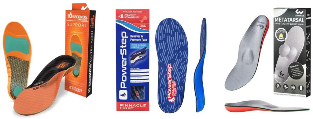 Athletic Shoes For Metatarsalgia combined image