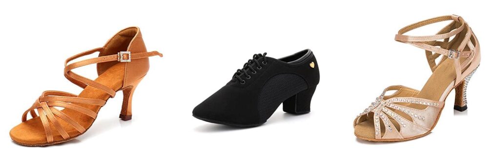 Latin Dance Shoes combined image