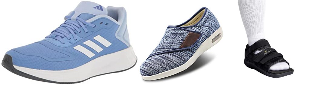Shoes After Foot Fusion Surgery combined image