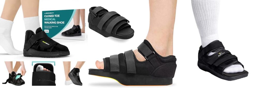 Shoes For After Broken Foot combined image