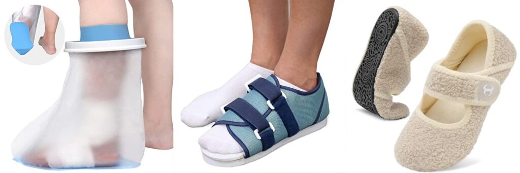 Shoes For After Foot Surgery combined image