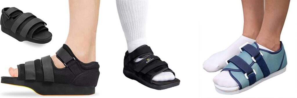 Shoes For Healing Broken Foot combined image