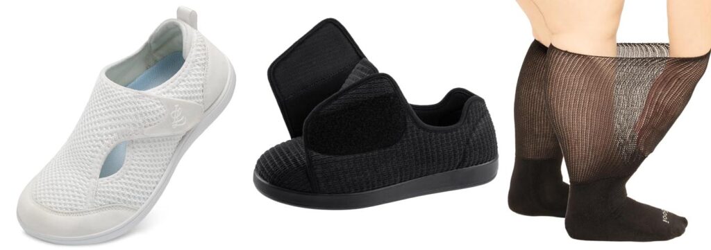Shoes For Lymphedema combined image