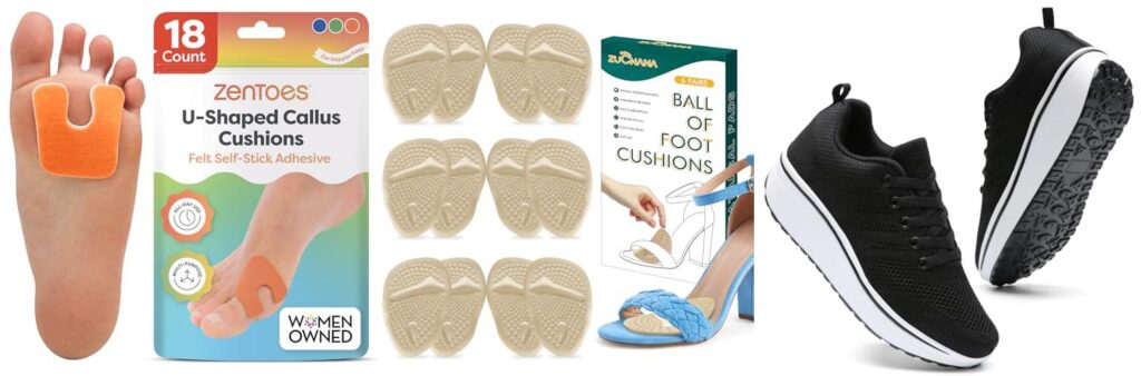 Shoes For Pinch Callus combined image