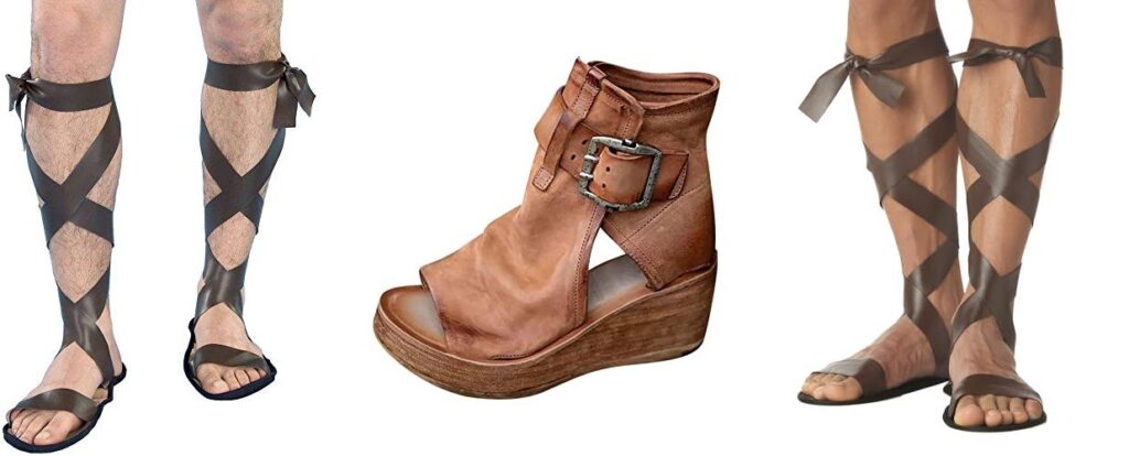 Shoes For Roman Feet combined image