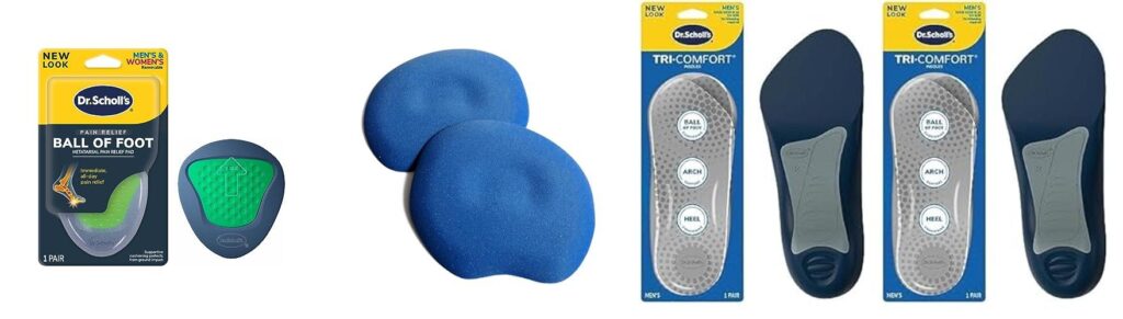 Tennis Shoes For Ball Of Foot Pain combined image