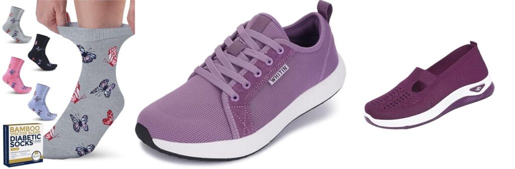 Tennis Shoes For Diabetic Neuropathy combined image