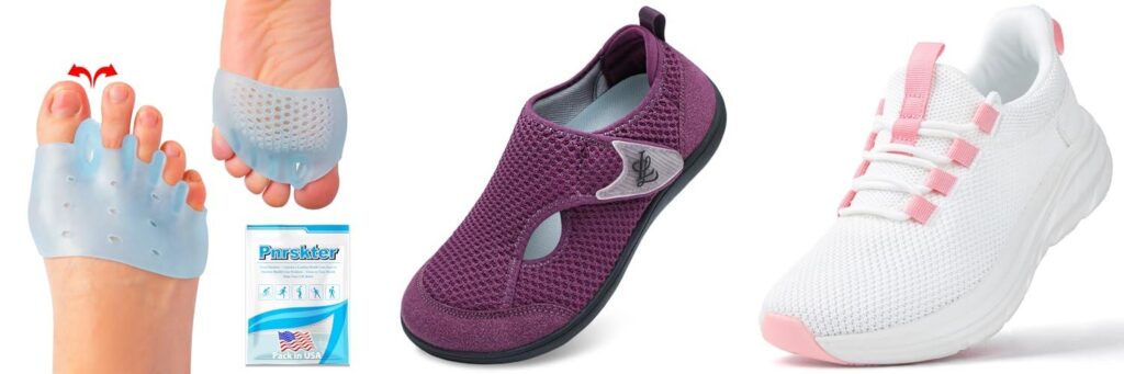 Walking Shoes For MortonS Toe combined image