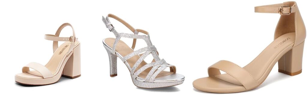 Wedding Shoes For Wide Feet combined image