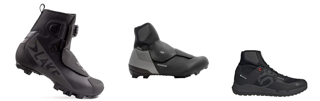 Winter Mountain Bike Shoes combined image