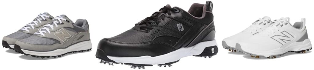 4E Wide Golf Shoes combined image