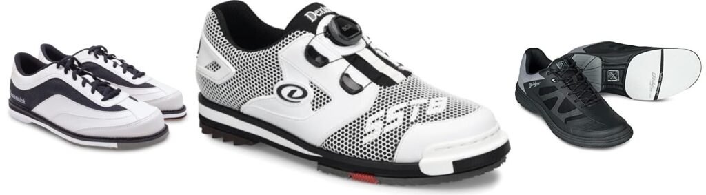 Bowling Shoes With Interchangeable Soles combined image