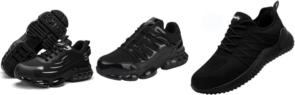 Composite Toe Shoes For Plantar Fasciitis combined image