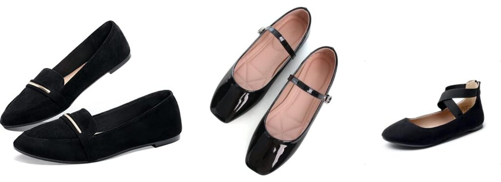 Cute Shoes For Flat Feet combined image