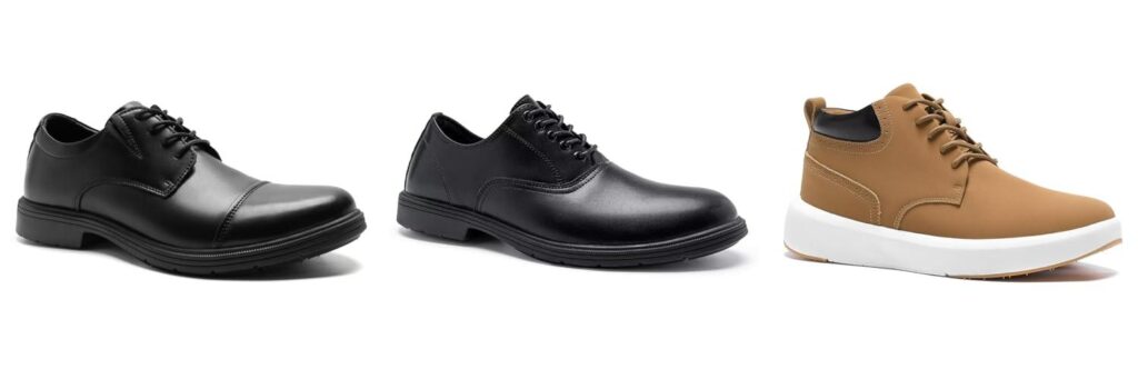 Dress Shoes For Achilles Tendonitis combined image