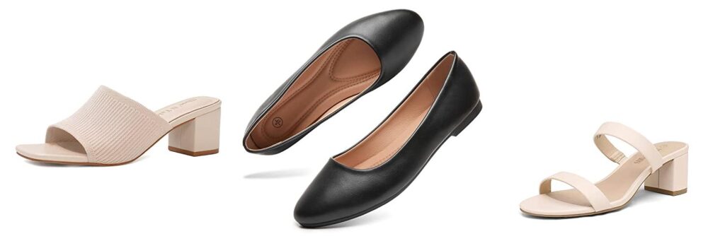 Dress Shoes For Pregnant Women combined image