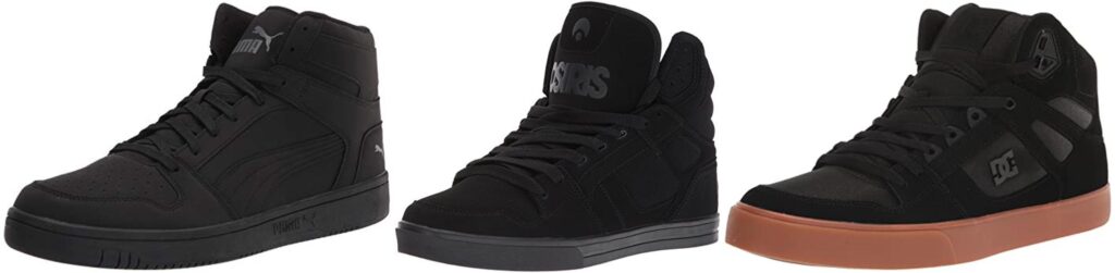 High Top Skate Shoes combined image