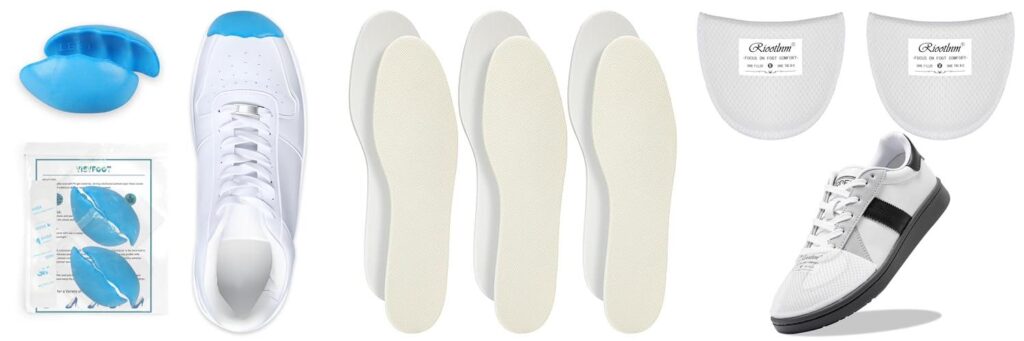 Insoles For Making Shoes Smaller combined image