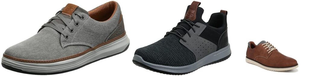 MenS Wide Casual Shoes combined image