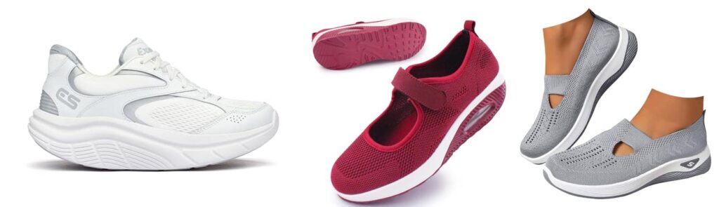 Rocker Bottom Orthopedic Shoes combined image