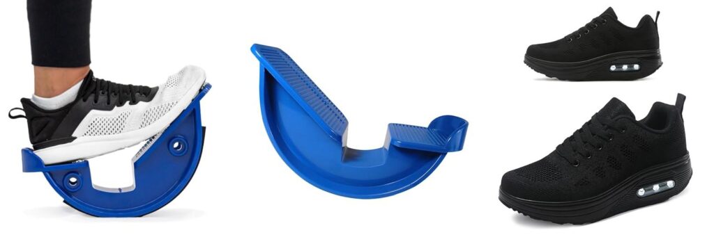 Rocker Bottom Shoes For Achilles Tendonitis combined image