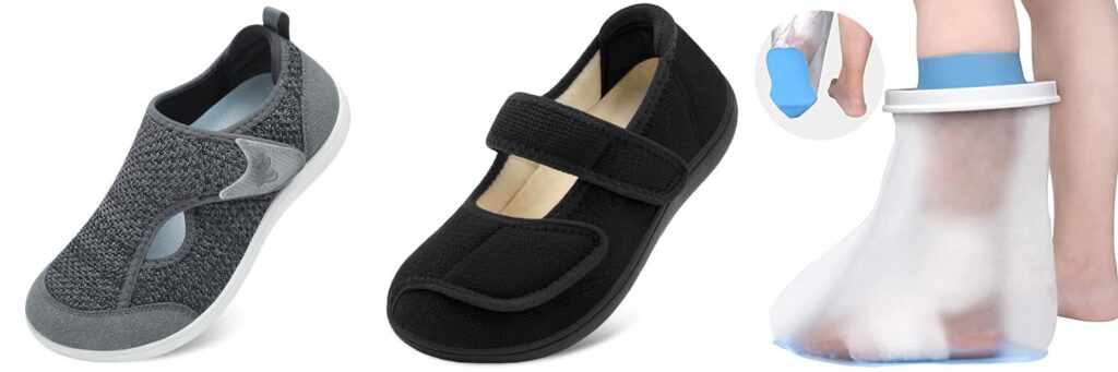 Shoes For After Foot Surgery combined image