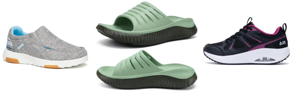 Shoes For Arch Support And Plantar Fasciitis combined image