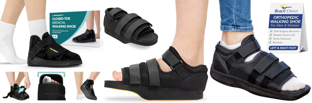 Shoes For Broken Toe Recovery combined image
