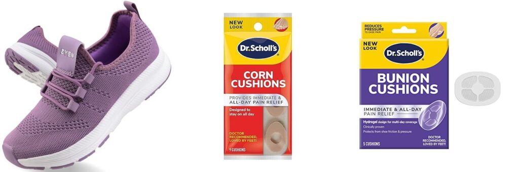 Shoes For Corns And Bunions combined image