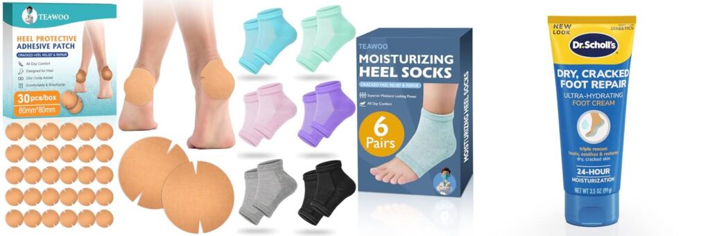 Shoes For Dry Cracked Feet combined image