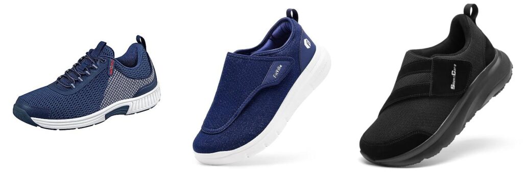 Shoes For Peripheral Neuropathy Men combined image