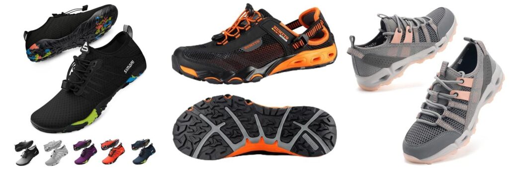 Shoes For Rafting And Hiking combined image