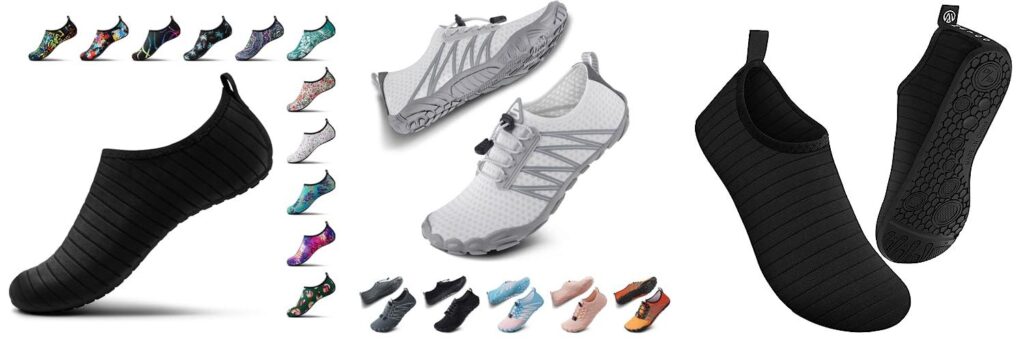 Shoes For River Tubing combined image