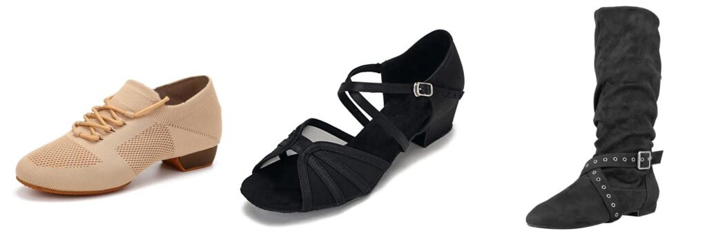 Shoes For West Coast Swing combined image