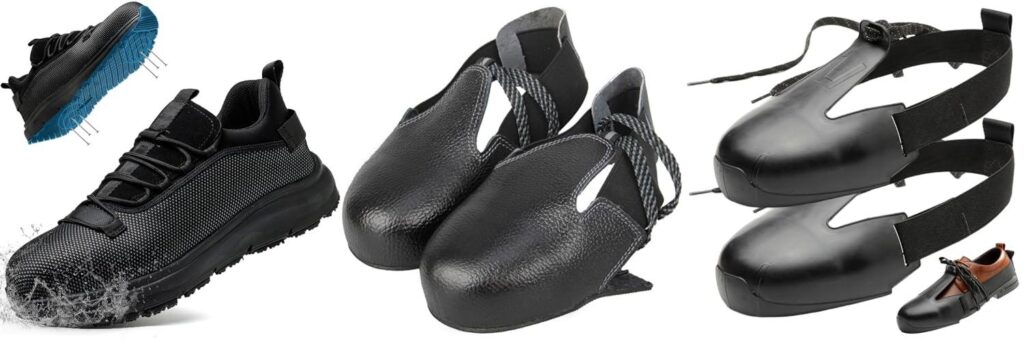 Shoes For Working On A Roof combined image