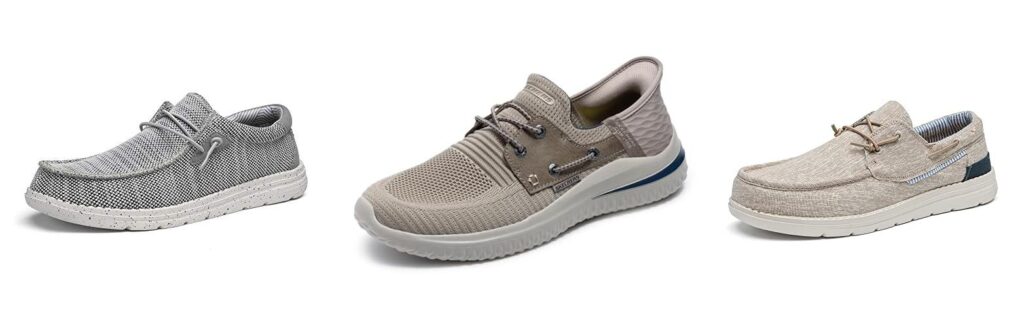 Slip On Boat Shoes combined image