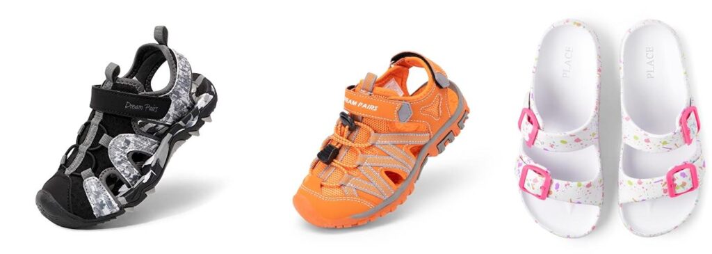 Summer Shoes For Kids combined image