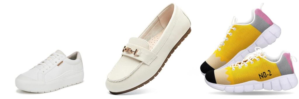 Supportive Shoes For Teachers combined image