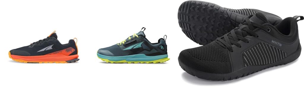 Trail Running Shoes Wide Toe Box combined image