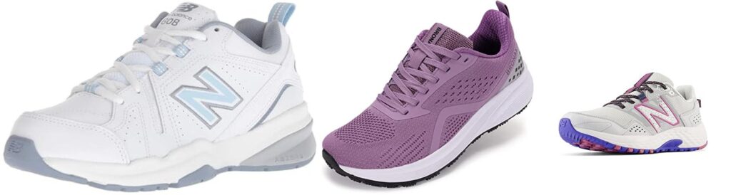 Wide Womens Tennis Shoes combined image