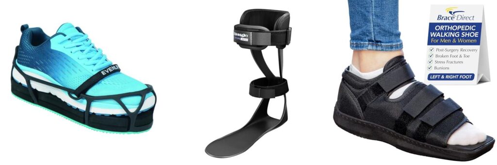 WomenS Shoes To Use With Leg Brace combined image