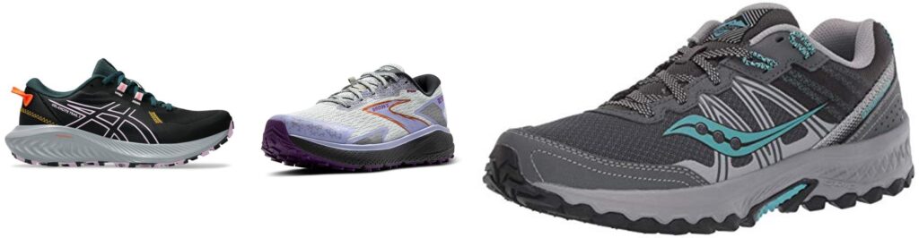 WomenS Trail Running Shoes For Narrow Feet combined image