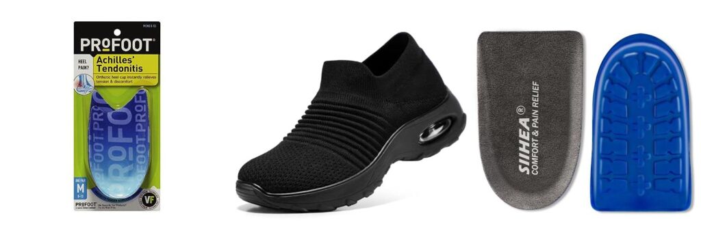 Work Shoes For Achilles Tendonitis combined image