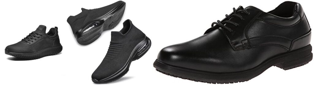 Work Shoes For Bartenders combined image