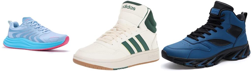 Athletic Shoes For Ankle Support combined image