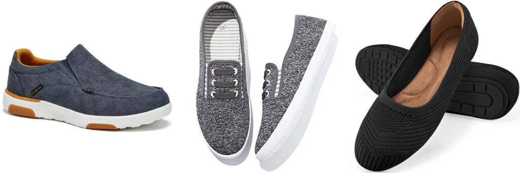 Casual Shoes For Flat Feet combined image