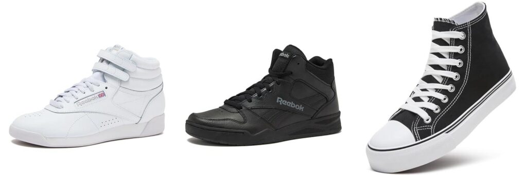 High Top Walking Shoes combined image