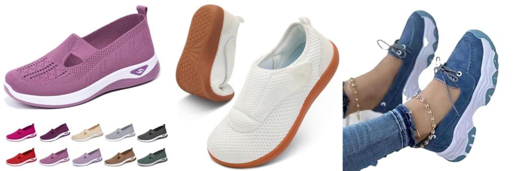 Looking Orthopedic Shoes combined image