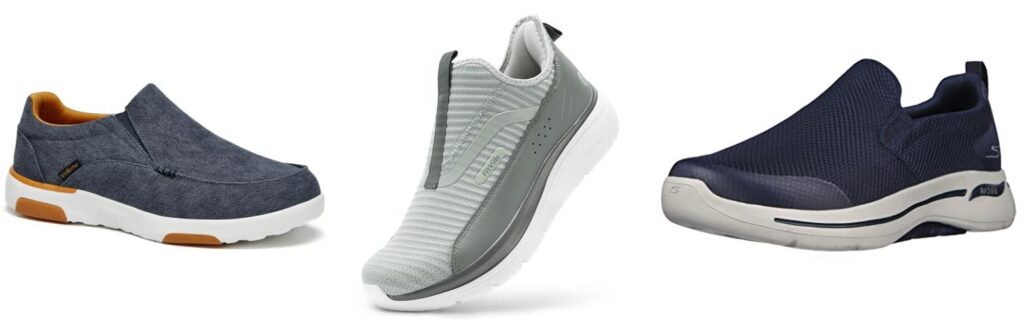 MenS Slip On Shoes For Plantar Fasciitis combined image